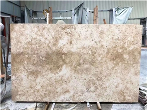 France Gold Limestone Beige Honed Big Slabs & Tiles
